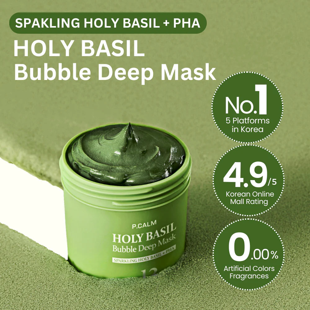 Holy Basil Sparking Bubble Mask