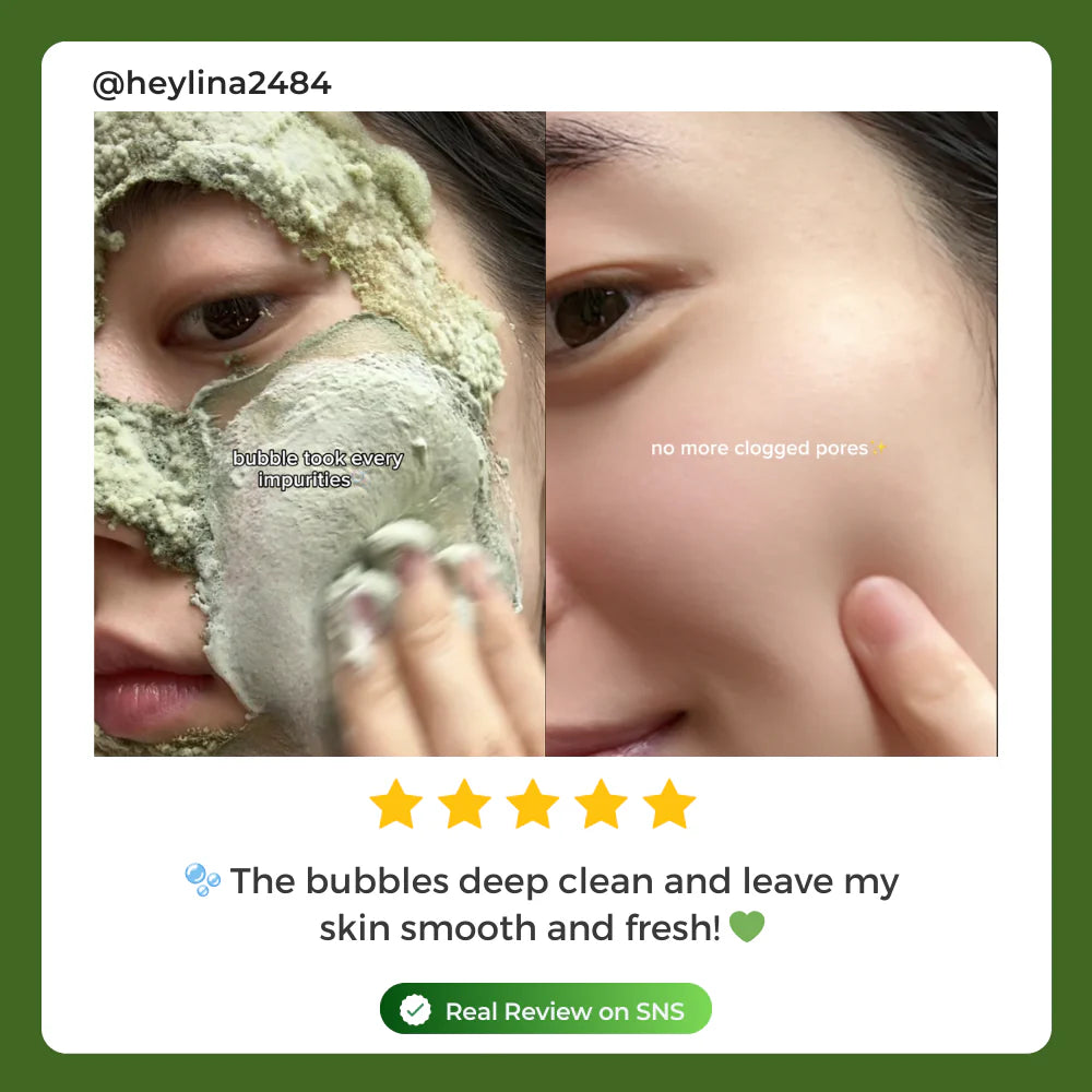 Holy Basil Sparking Bubble Mask