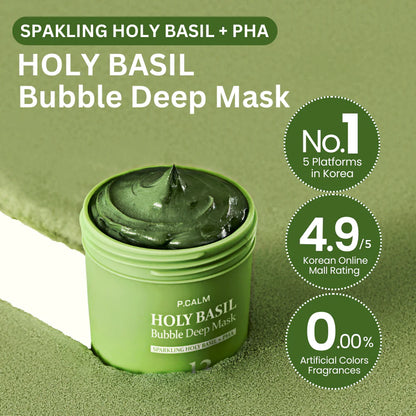Holy Basil Sparking Bubble Mask