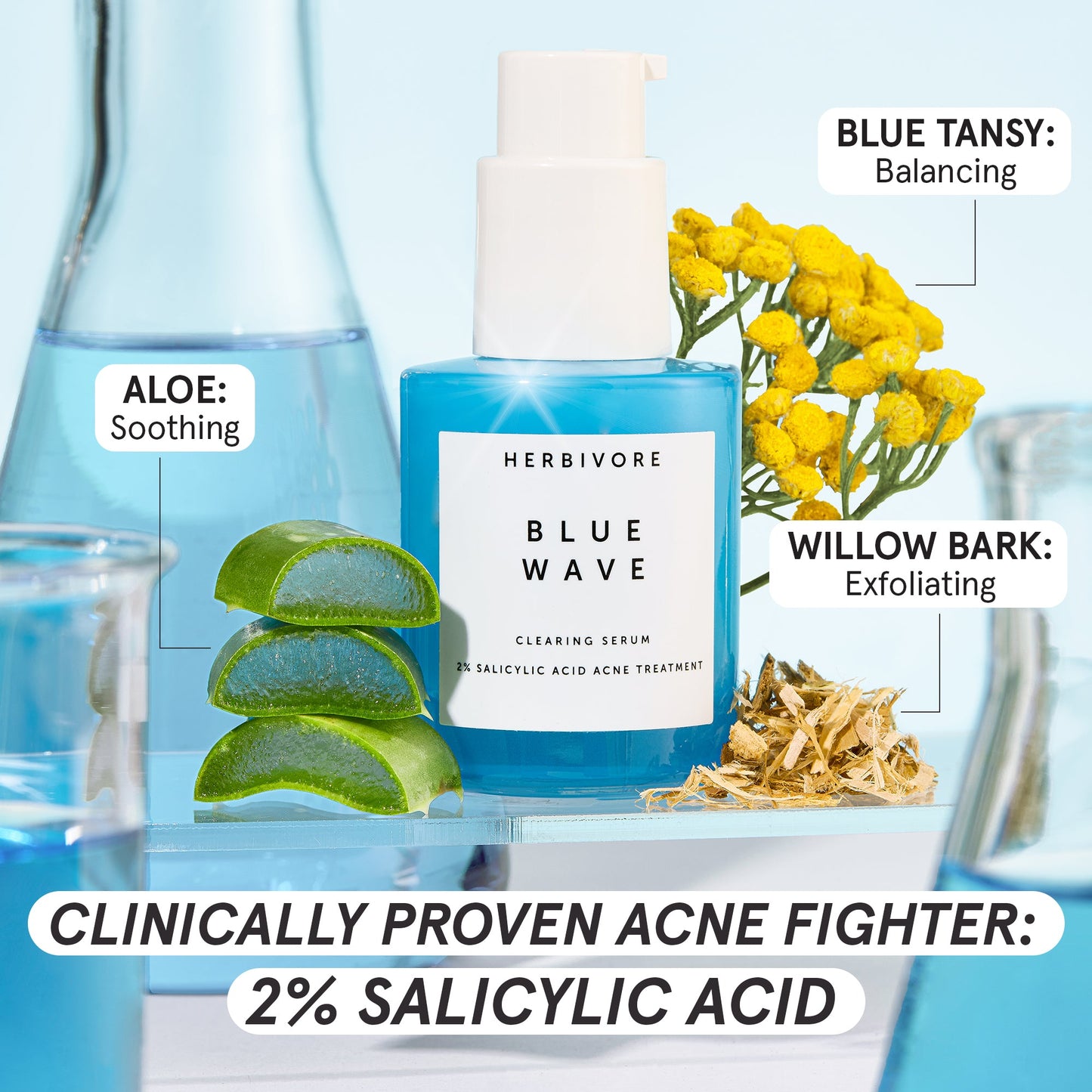 BLUE WAVE 2% Salicylic Acid Medicated Acne Clearing Serum