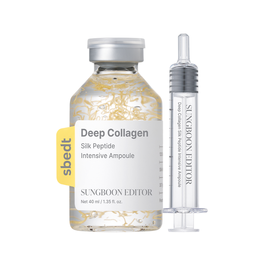 Sungboon Editor Deep Collagen Silk Peptide Intensive Ampoule, 40 ml, with its syringe applicator